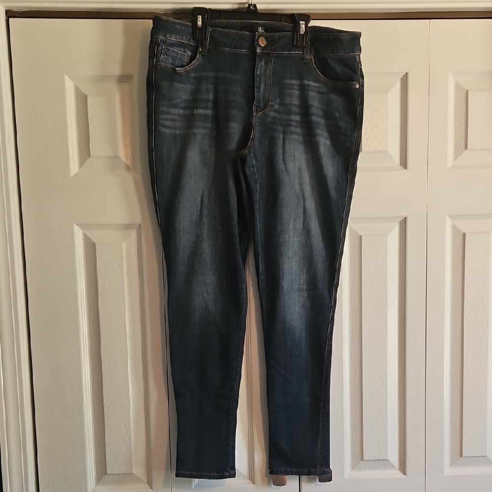 1822 Denim Women's Deep Blue Skinny Jeans